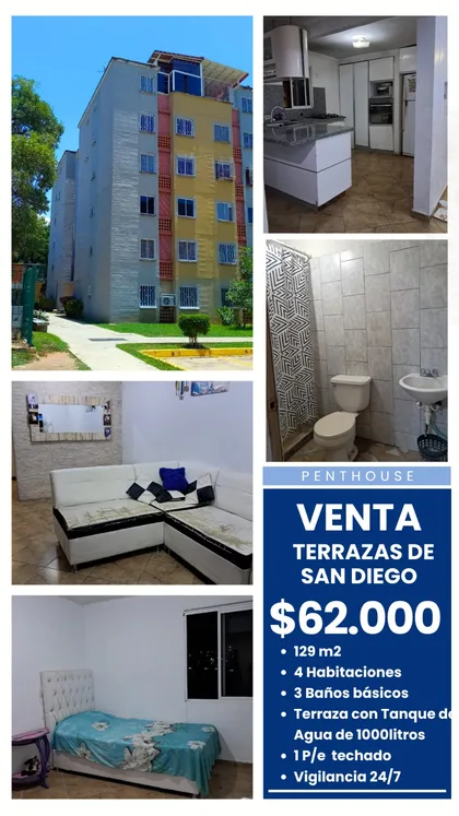 Penthouse en Terrazas de San Diego — USD 62.000