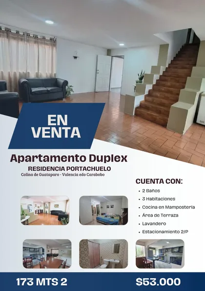 Apartamento en Colinas de Guataparo, Valencia Edo Carabobo — USD 53.000