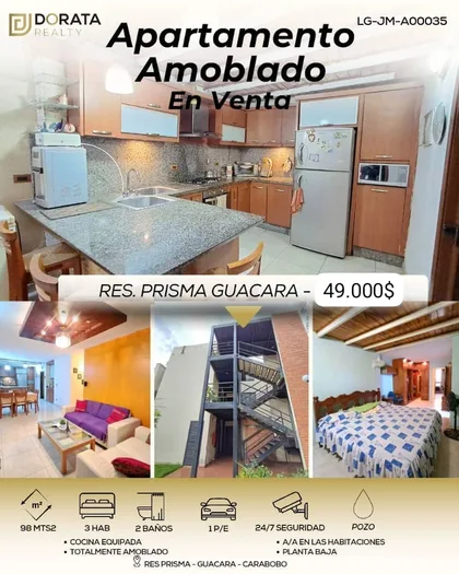Apartamento en Residencias Prisma, Guacara — USD 49.000