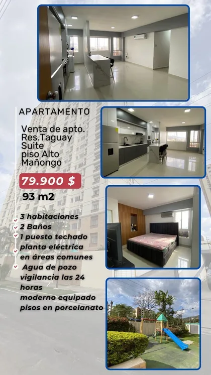 Apartamento en Jardín Mañongo — USD 79.900
