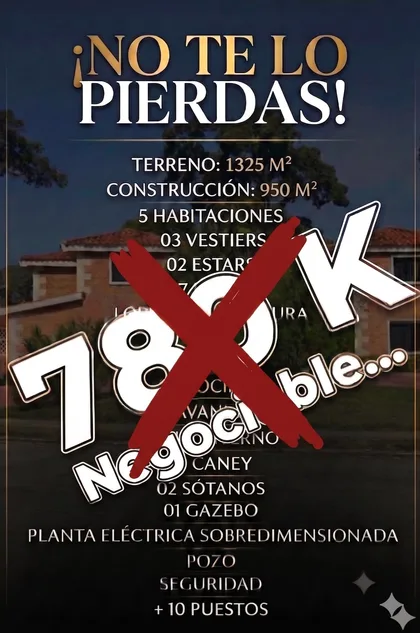 Casa en Villas San Diego Country Club, sector la Cumaca, Valencia — USD 690.000