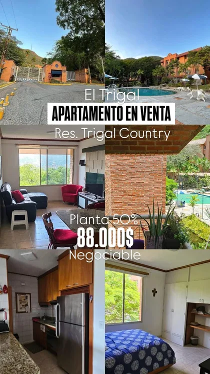 Apartamento en Residencia Trigal Country — USD 88.000