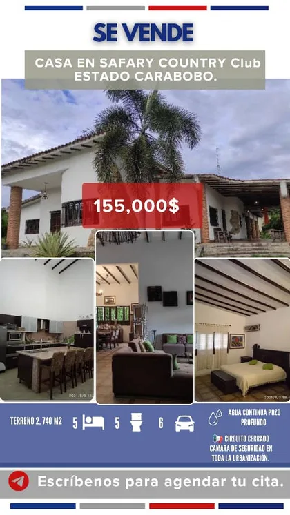 Casa en Safari Country Club — USD 155.000