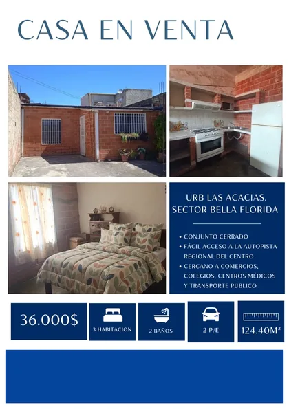 Casa en Conjunto Residencial Las Acacias (Sector Parque Florida) — USD 36.000