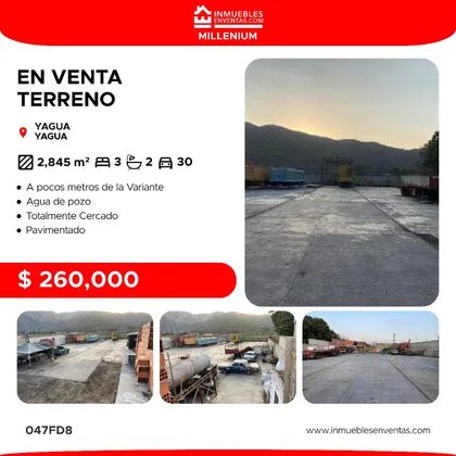 Terreno en Yagua - Guacara — USD 260.000