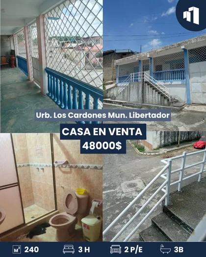 Casa en Los Cardones, Municipio Libertador — USD 48.000
