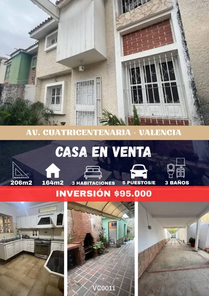 Casa en Avenida Cuatricentenaria, Valencia — USD 95.000