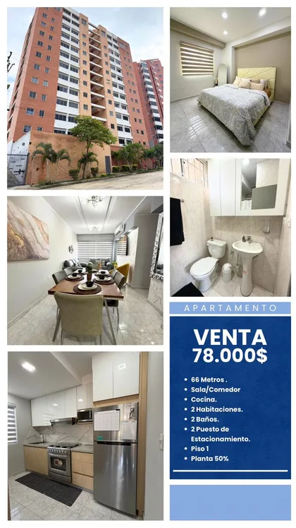 Apartamento en Urb. El Manantial- Naguanagua — USD 78.000