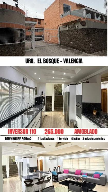 Townhouse en Urb. El Bosque — USD 265.000
