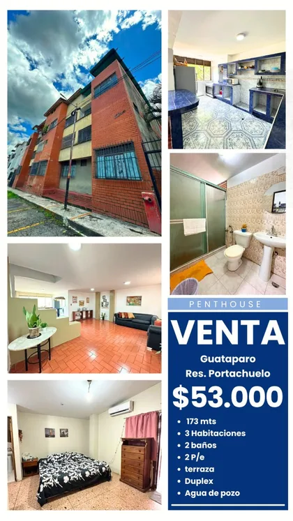 Penthouse en Guataparo — USD 53.000