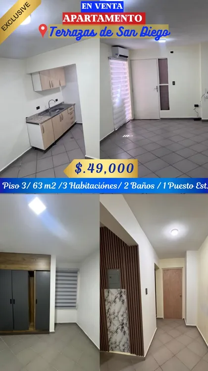 Apartamento en San Diego — USD 49.000