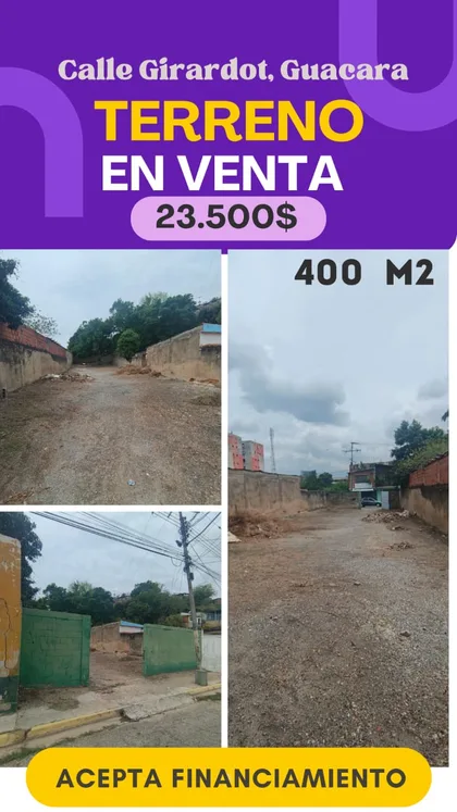Terreno en Calle Girardot, Guacara — USD 23.500