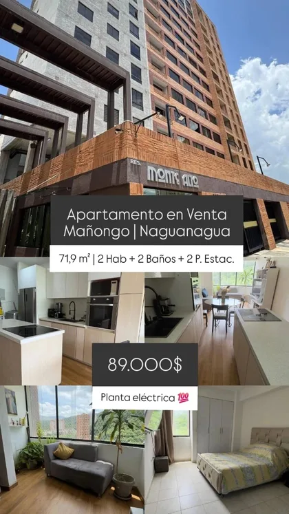 Apartamento en Jardín Mañongo - Naguanagua — USD 89.000