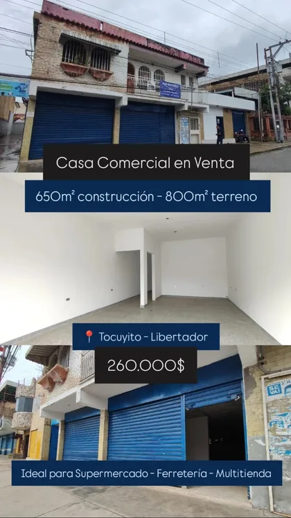 Casa en Tocuyito - Libertador — USD 260.000