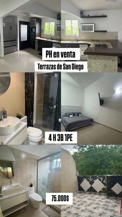 Penthouse en Terrazas de San Diego — USD 75.000