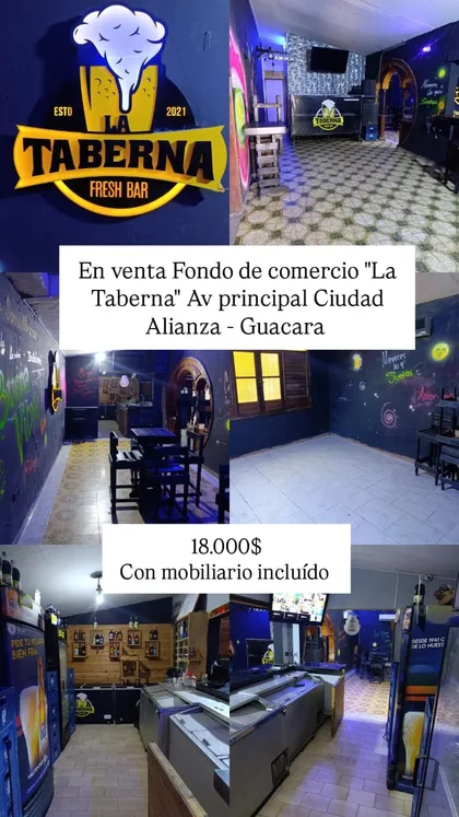 Fondo de Comercio en Guacara Ciudad Alianza Av Principal — USD 18.000