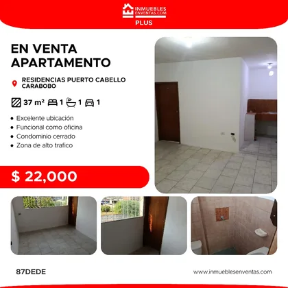 Apartamento en Casco Central, Puerto Cabello — USD 22.000