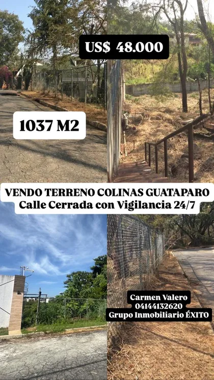 Terreno en Colinas de Guataparo — USD 48.000