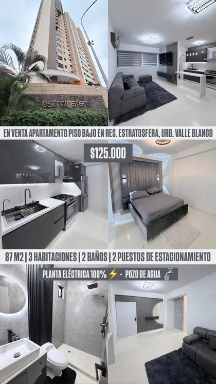 Apartamento en Valle Blanco, Valencia — USD 125.000