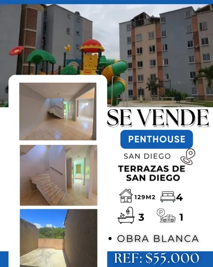 Penthouse en Terrazas de San Diego — USD 55.000