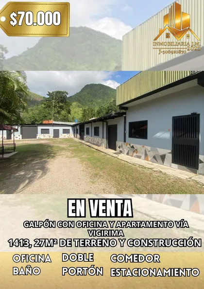 Galpón en Vía Vigirima — USD 70.000