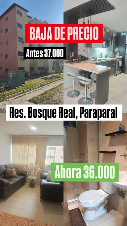 Apartamento en Residencial Bosque Real, Paraparal — USD 36.000