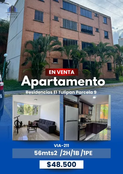 Apartamento en Residencias El Tulipán Parcela 9 — USD 48.500
