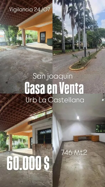 Casa en La Castellana, San Joaquín — USD 60.000
