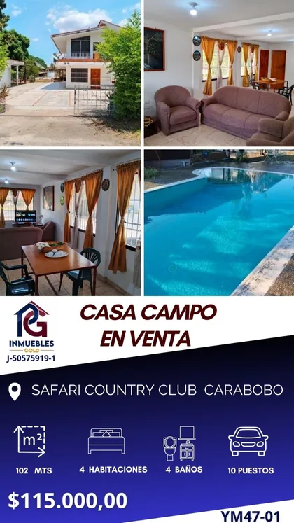 Casa en Safari Country Club — USD 115.000