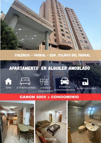 Apartamento en Colinas del Parral, El Parral — USD 400