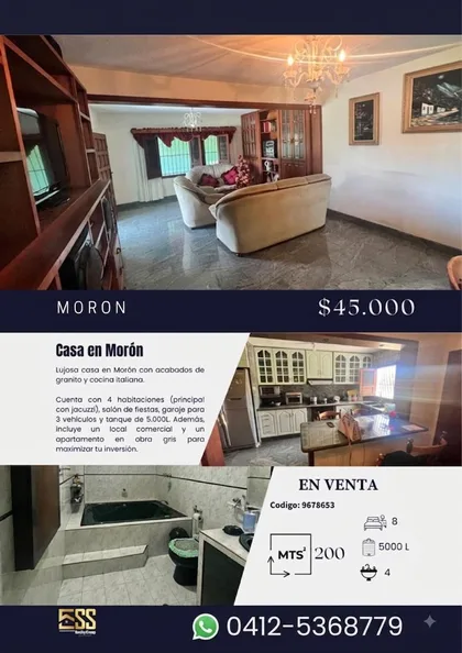 Casa en Morón — USD 45.000