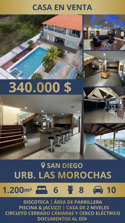 Casa en San Diego, Urb. Las Morochas — USD 340.000