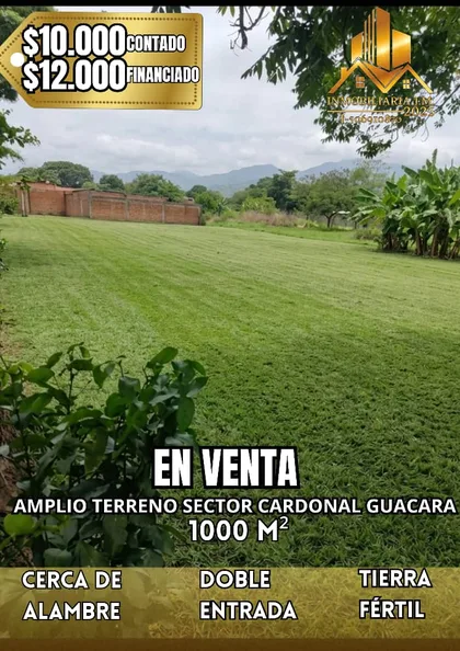Terreno en Guacara Sector Cardonal — USD 10.000