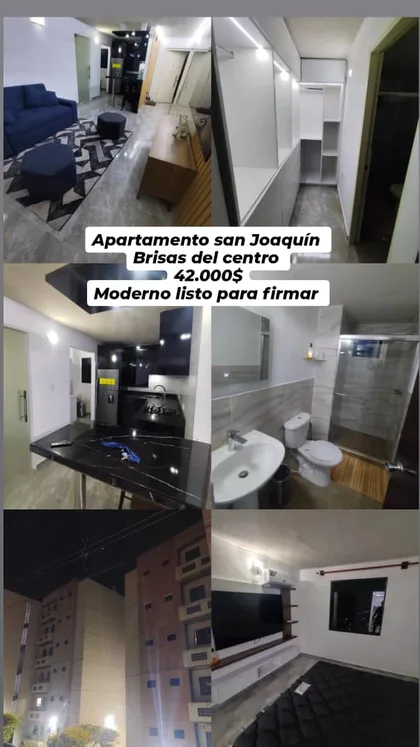 Apartamento en Brillas del centro San Joaquín Carabobo — USD 42.000
