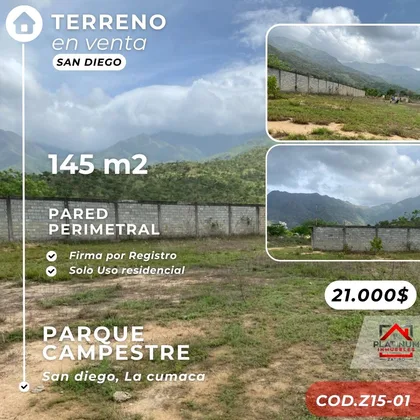 Terreno en San Diego, La Cumaca, Conjunto Residencial Privado — USD 21.000