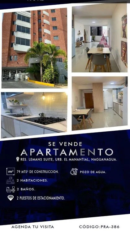 Apartamento en El Manantial — USD 85.000