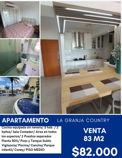 Apartamento en LA GRANJA COUNTRY — USD 82.000