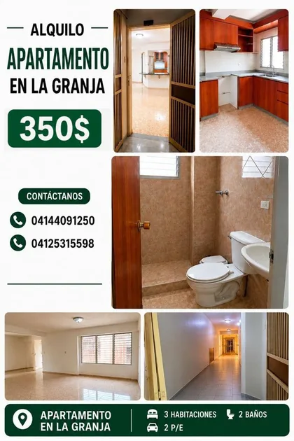 Apartamento en La Granja — USD 350