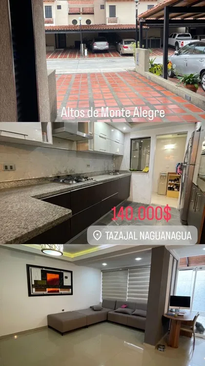Townhouse en Altos de Monte Alegre, Tazajal, Naguanagua — USD 140.000