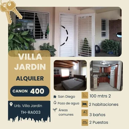 Villa en Villa Jardin — USD 400