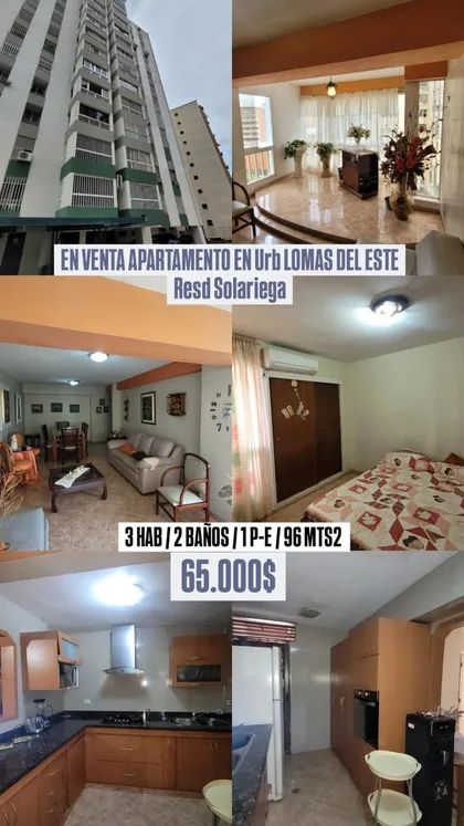 Apartamento en Lomas del Éste, Valencia — USD 65.000