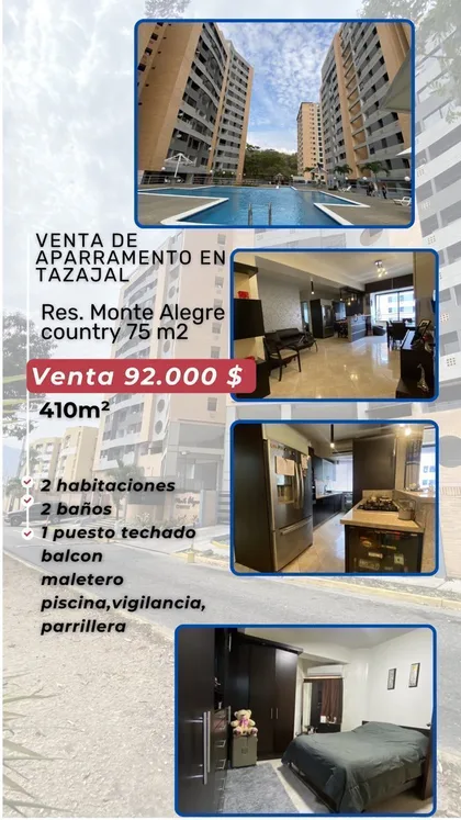 Apartamento en Tazajal — USD 92.000