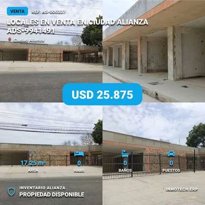 Local en Ciudad Alianza — USD 25.875