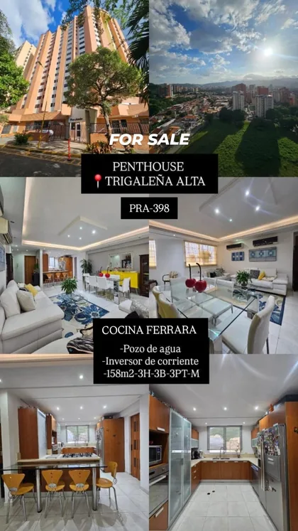 Penthouse en La Trigaleña Alta — USD 195.000