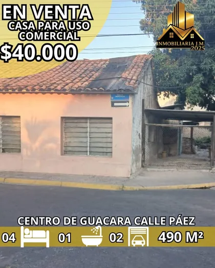 Casa en Guacara — USD 40.000