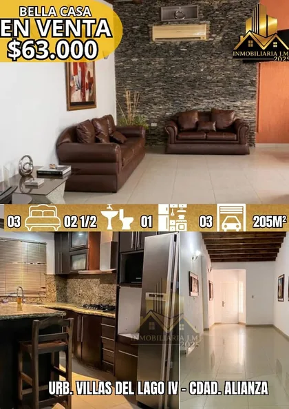 Casa en Ciudad Alianza — USD 63.000