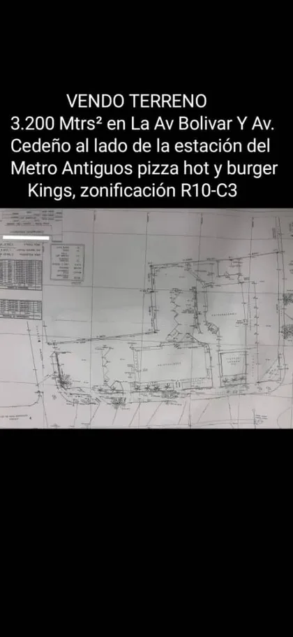 Terreno en Cedeño Valencia — USD 4.000.000