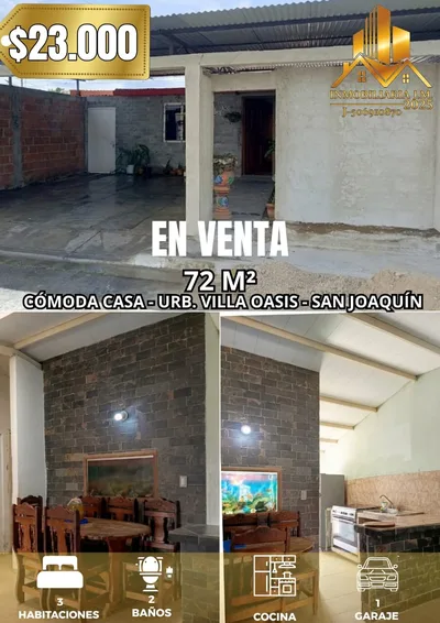 Casa en URB VILLA OASIS SAN JOAQUIN — USD 23.000