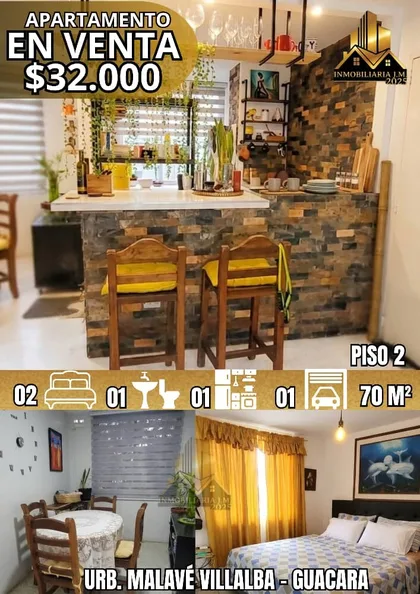 Apartamento en Malave Villalba — USD 32.000